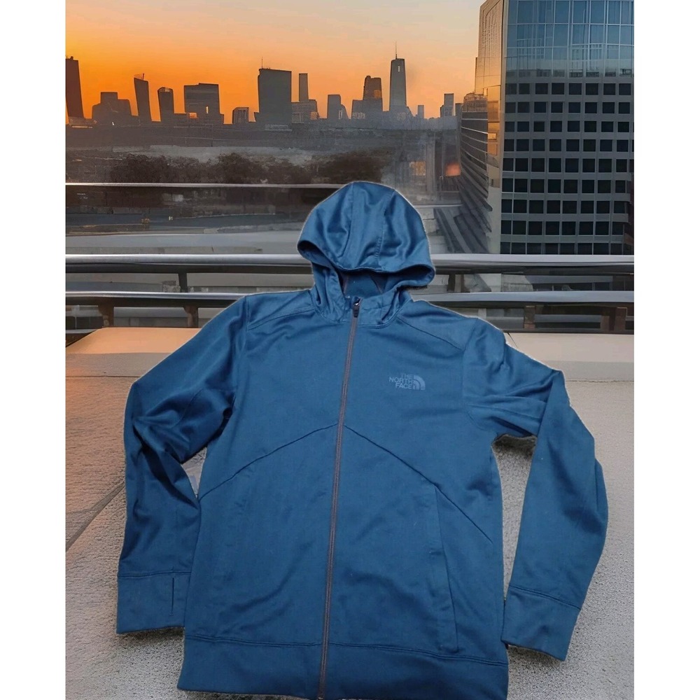 The North Face‎ Full Zip Hoodie Mens Medium Blue Excellent Mountain Athletics